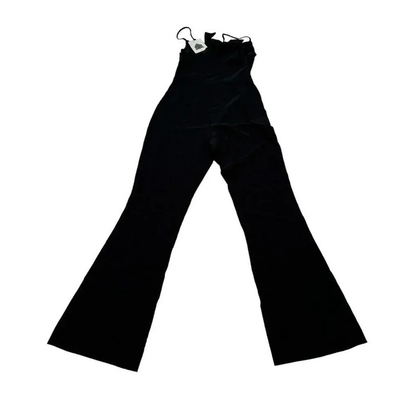 Lita by Ciara Womens Black Jumpsuit Tie Front Spaghetti Straps Size S NWT - Picture 3 of 11